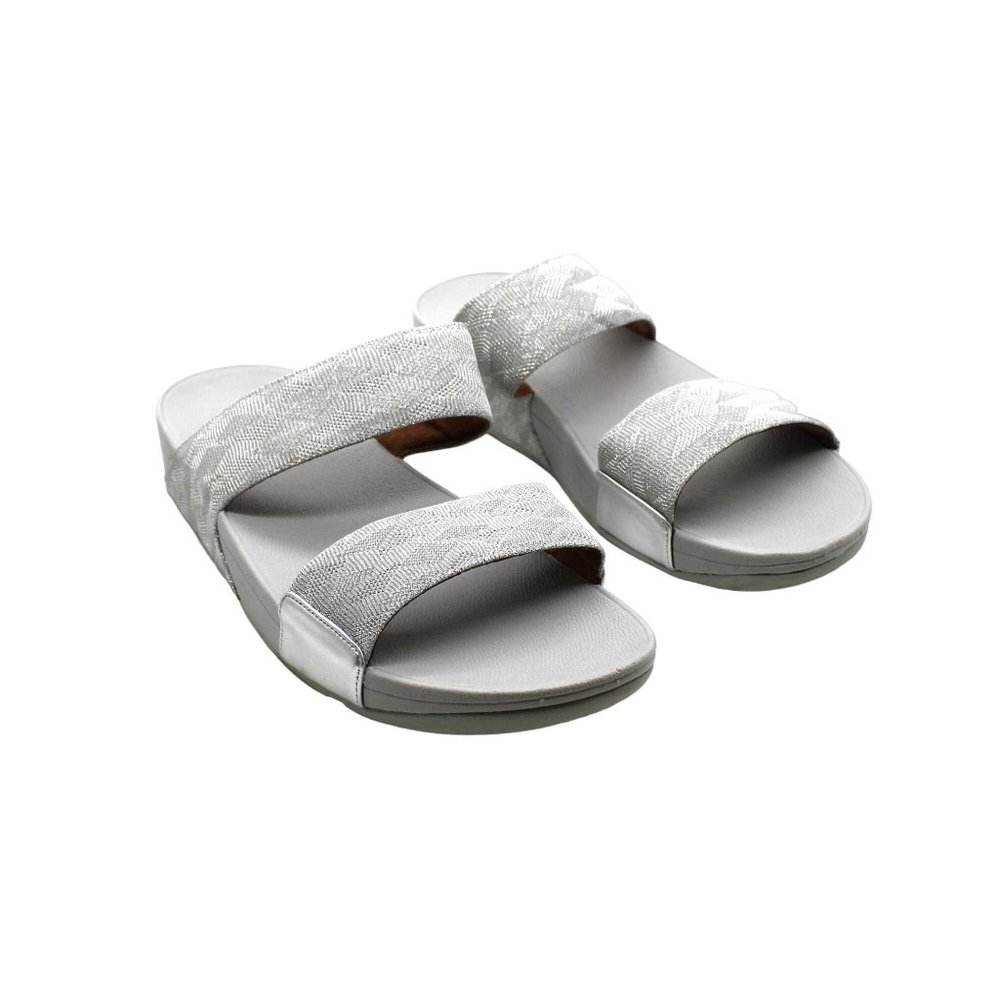 FitFlop Lulu Glitz Slides - Sparkling Comfort and Style